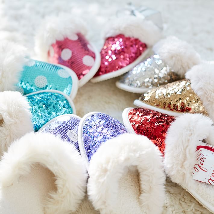 Avon glitter store slippers