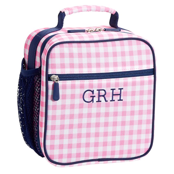 Gear-Up Pink Gingham Classic Lunch Bag