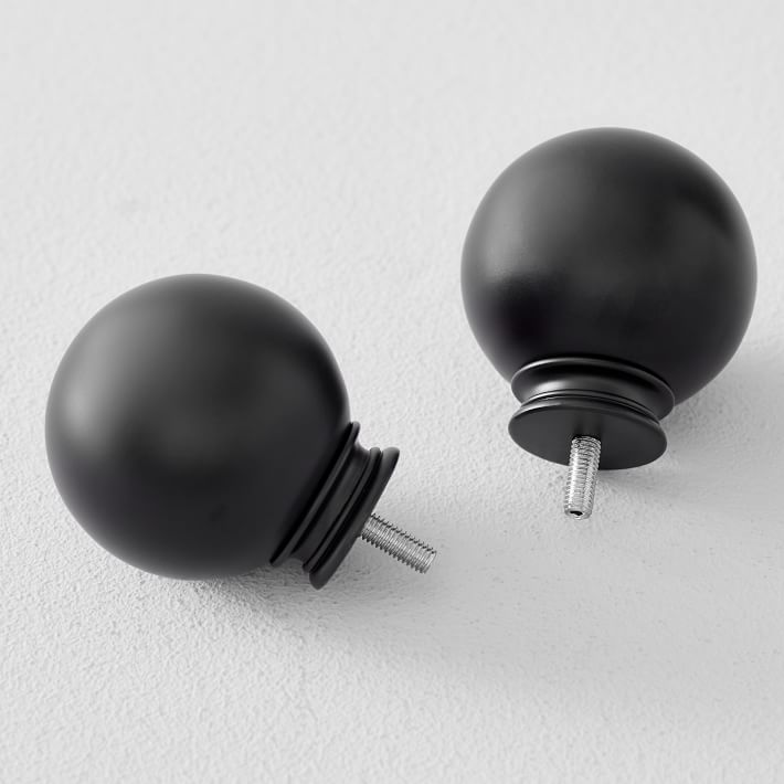Classic Metal Ball Finials Window Hardware Pottery Barn Teen