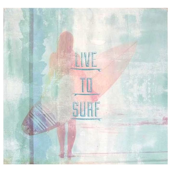 Live to Surf Wall Mural
