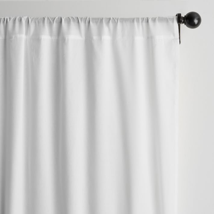 Fairy Light Sheer Curtain - White | Pottery Barn Teen