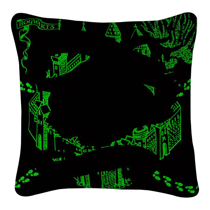 Harry Potter™ Marauder's Map™ Glow-in-the-Dark Pillow Cover