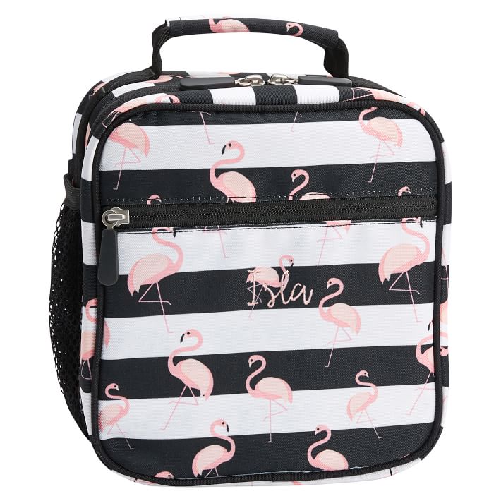Gear-Up Flamingo Stripe Classic Lunch Bag