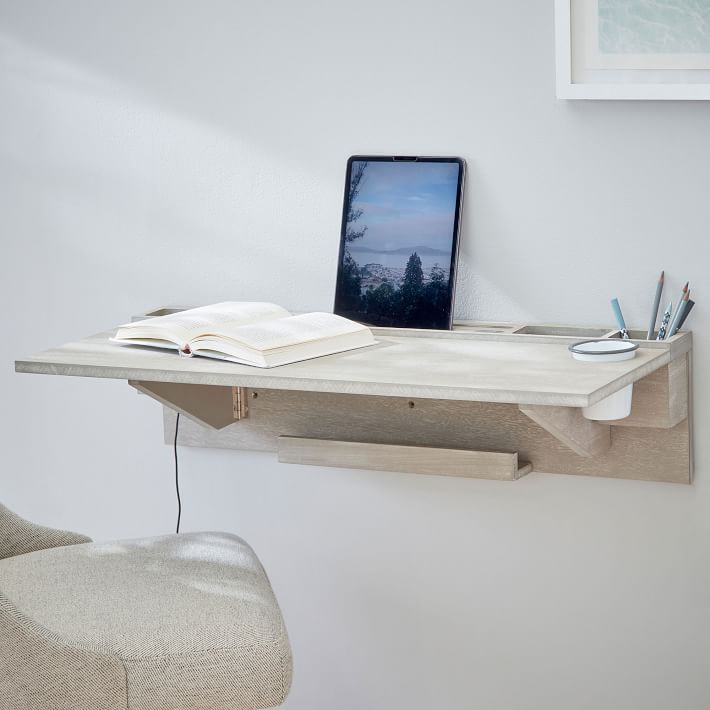  AQAQ Wall Mounted Desk/Learning Book Table/Folding