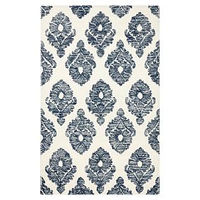 Blockprint Floral Rug | Teen Rug | Pottery Barn Teen