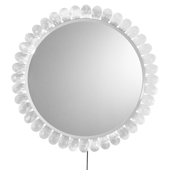 Crystal Backlit Mirror