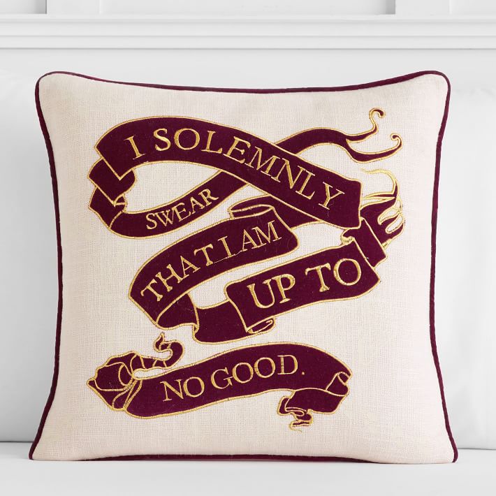 Harry Potter™ Marauder's Map™ Glow-in-the-Dark Pillow Cover