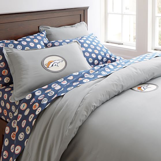 NFL Patch Boy's Duvet Cover + Sham Pottery Barn Teen