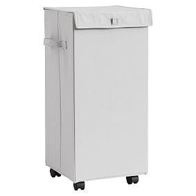 Wheeled College Laundry Hamper With Lid | Pottery Barn Teen