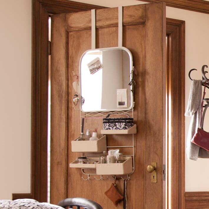 10 Hook Rack - Over the Door College Dorm Room Organization Product