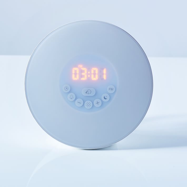 Round Light-Up Alarm Clock