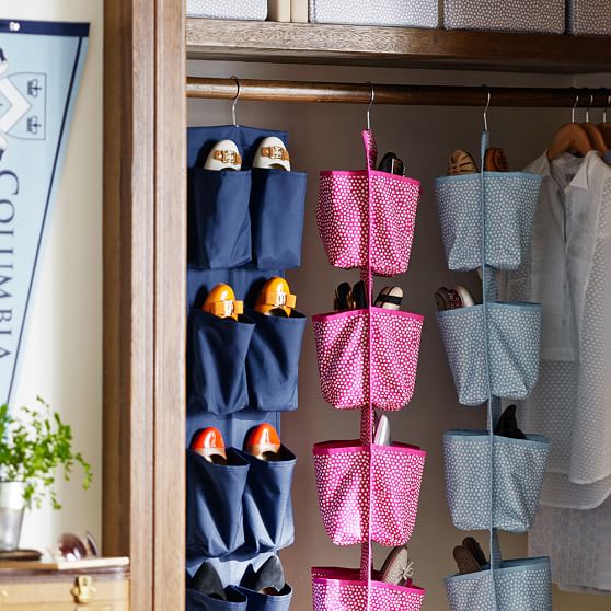 Single Row Closet Shoe Shelf Closet Organizers Pottery Barn Teen