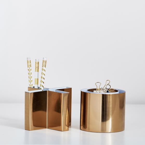 XO Desk Accessory Set Desk Decor Pottery Barn Teen