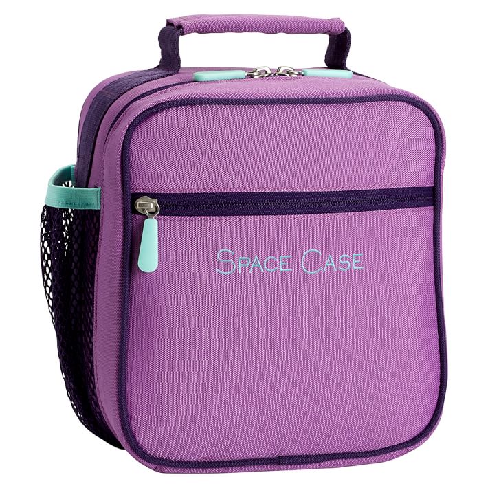 Gear-Up Light Purple Colorblock Classic Lunch With Mesh Side Pocket