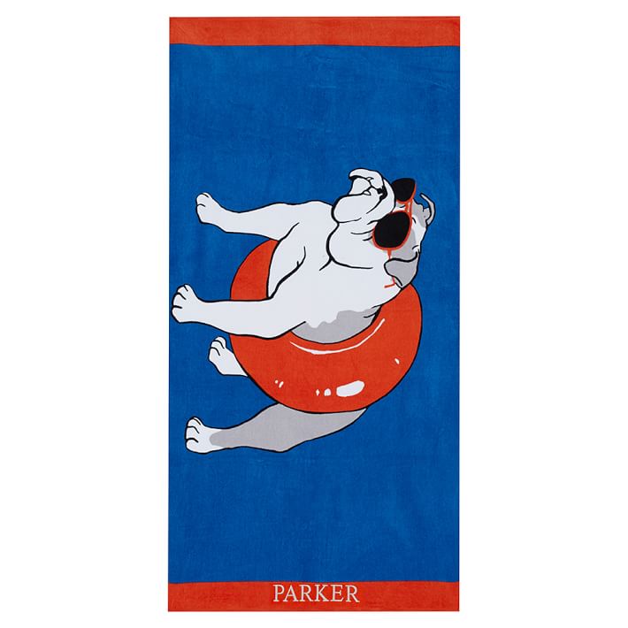 Poolside Pup Beach Towel
