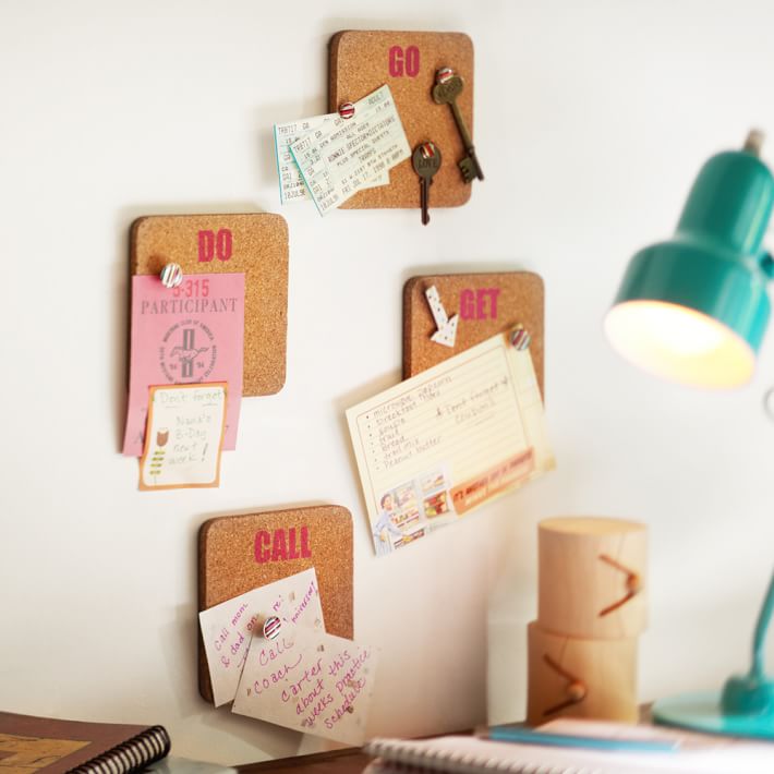 Pink &quot;To Do&quot; Mini Wall Corkboards