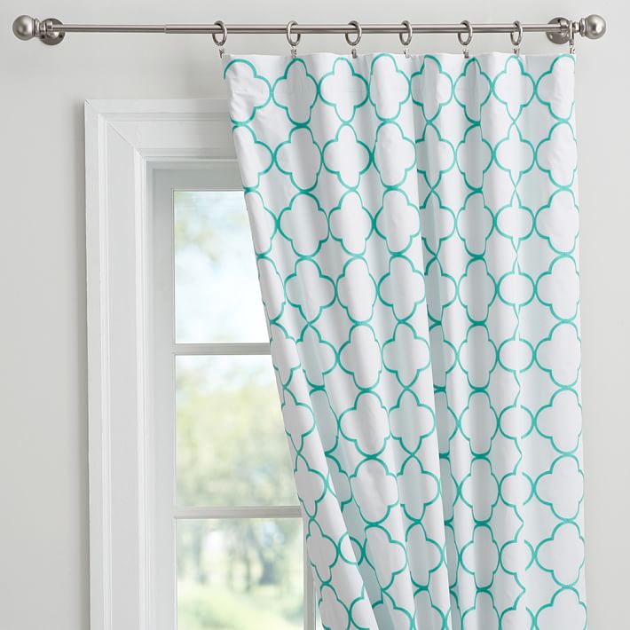 Lucky Clover Embroidered Blackout Curtain