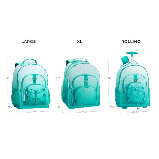 Ombre shop rolling backpack