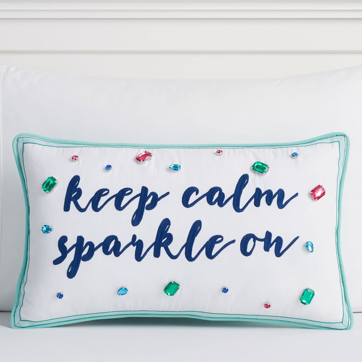 Sparkle On Bejeweled Pillow