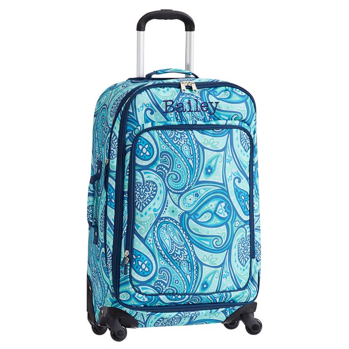 Jet Set Luggage, Paisley Power Checked Spinner