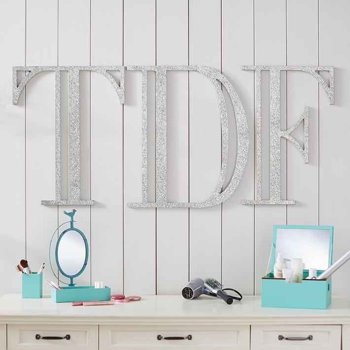 Madison Wall Letters, Glitter