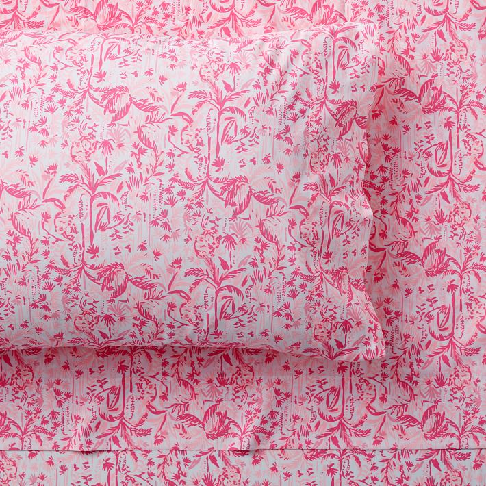 Pottery barn Kids Lilly Pulitzer Isle Be Back Organic Full Sheet