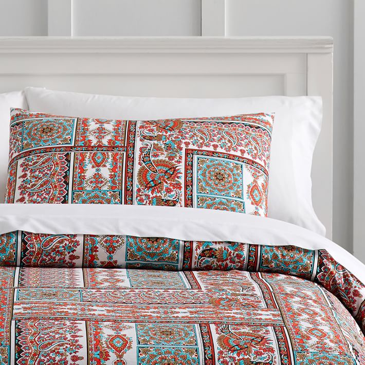 Paloma Paisley Duvet Bedding Set | Dorm Bundle | Pottery Barn Teen