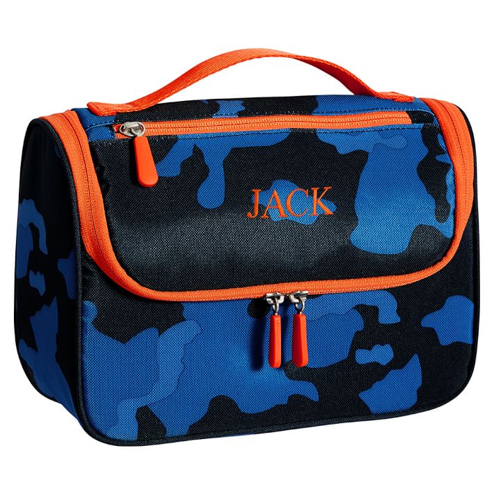 Gear-Up Blue Camo w/ Orange Trim Essential Lunch Bag