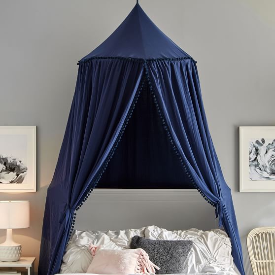 Pom Pom Bed Canopy Pottery Barn Teen
