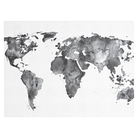 World Map Dorm Tapestry | Pottery Barn Teen