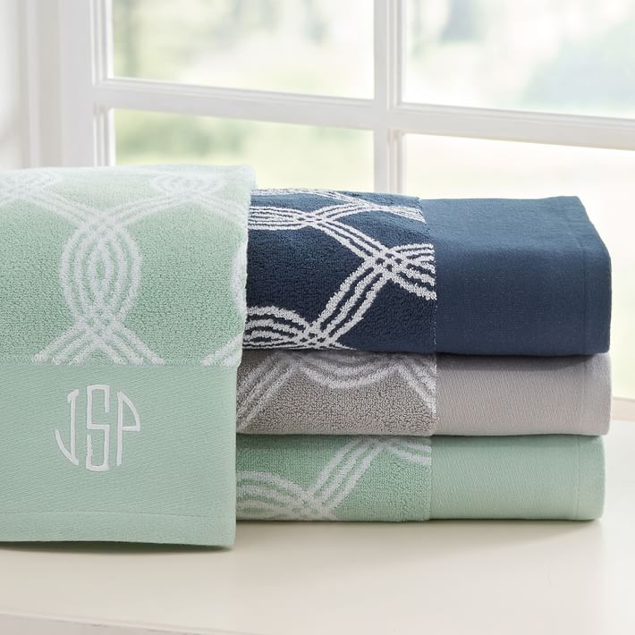 Infinity Stripe Wash Towel