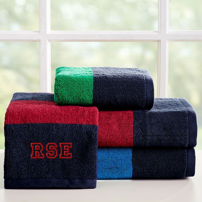 Rugby Stripe  Bath Towels