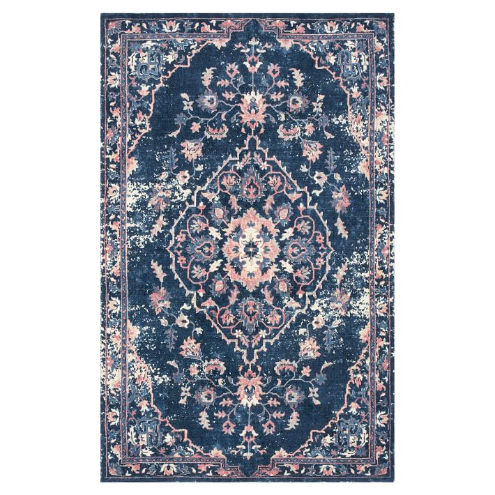 Luna Printed Rug Teen Rug Pottery Barn Teen