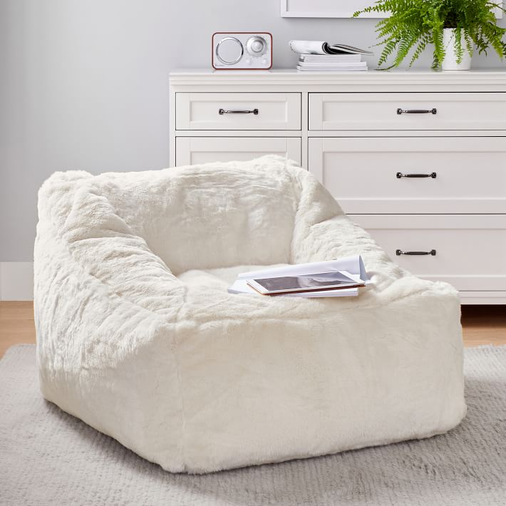 Polar Bear Ivory Donut Round Lounger