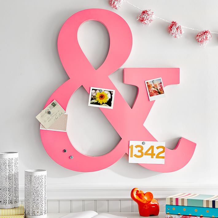 Metal Ampersand And Magnets