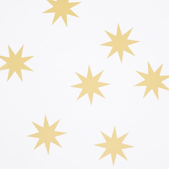 Gold Starburst Wall Decals Pottery Barn Teen