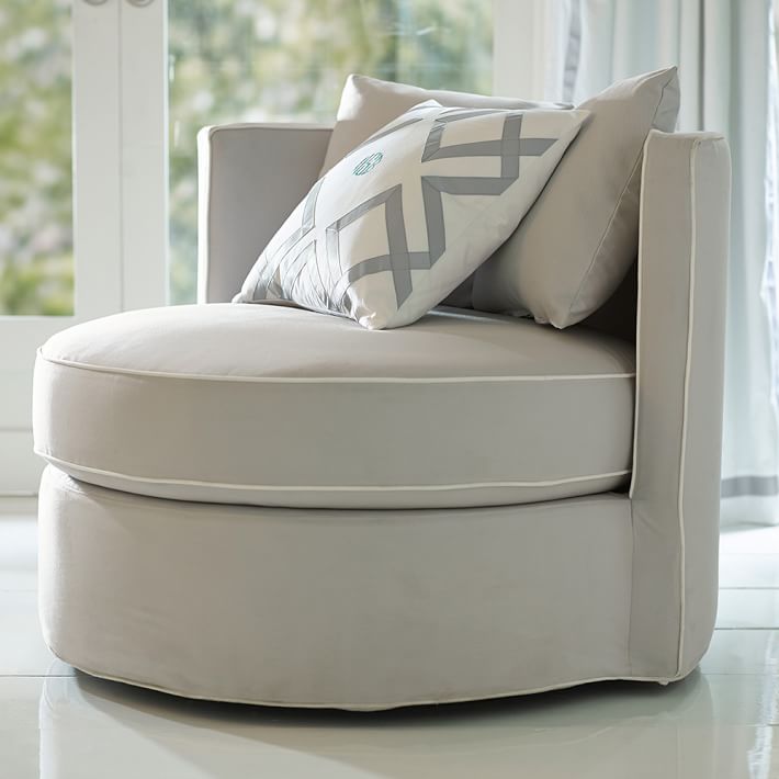 Round-About Slipcover Chair