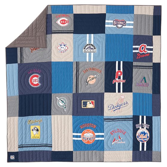 MLB Cooperstown Boys Quilt Sale Pottery Barn Teen