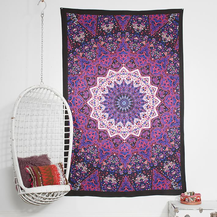 Printed Tapestries, Purple/Pink