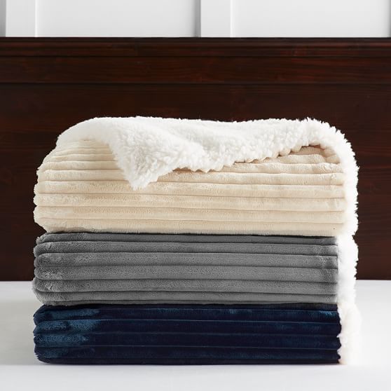 Chamois Boy's Throw Blanket Pottery Barn Teen