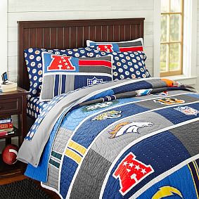 Pottery barn outlet nfl sheets