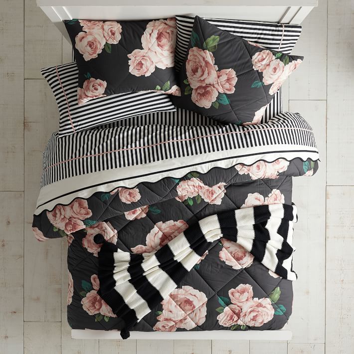 Emily &amp; Meritt Bed of Roses Comforter &amp; Sham  - Get The Look