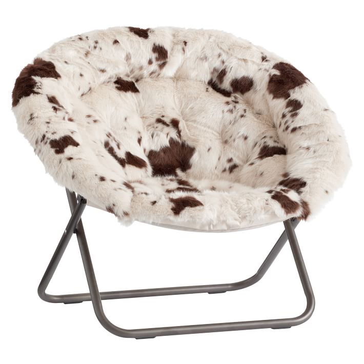 Pony Faux-Fur Hang-A-Round Chair
