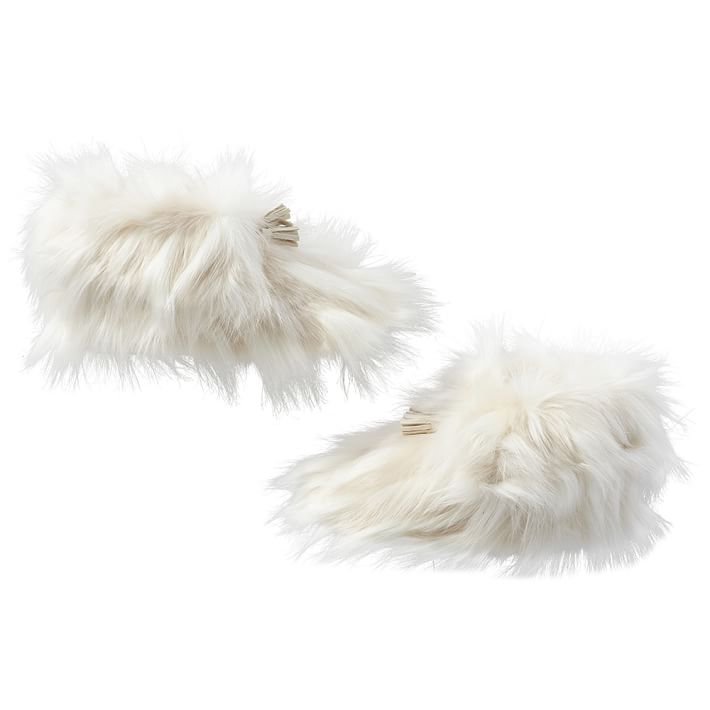 Winter Fox Ankle Tassel Faux-Fur Booties