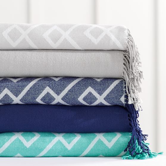 Dorm Essential Throw Blanket Pottery Barn Teen