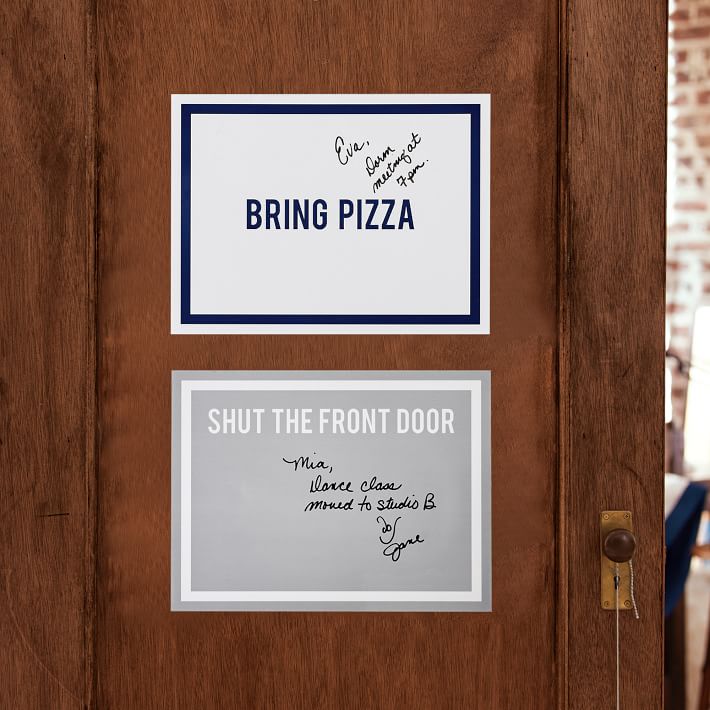 No Nails DryErase Entry Boards Dorm Organization Pottery Barn Teen