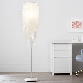 Capiz shell floor deals lamp