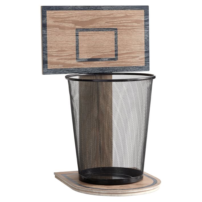 Storage Basketball Hoop Trashcan