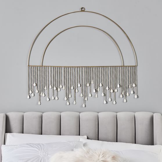Metallic Chain Wall Hanging Wall Decor Pottery Barn Teen