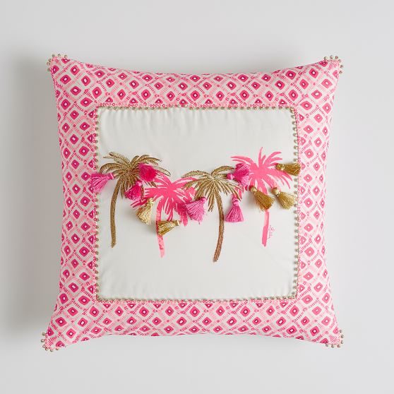Lilly Pulitzer Palm Pillow Cover Teen Throw Pillows Pottery Barn Teen
